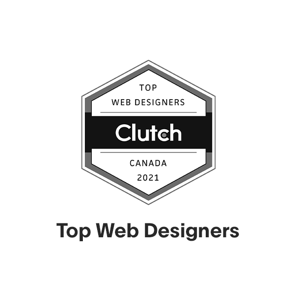 Top web designers. Clutch Canada 2021.