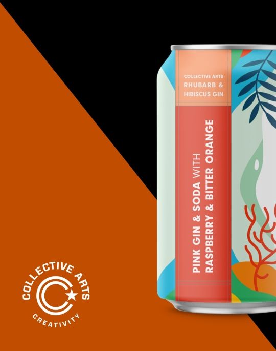 Collective Arts beer can with logo