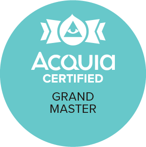Acquia Product Certifications Certification Badges v1 0 Grand Master