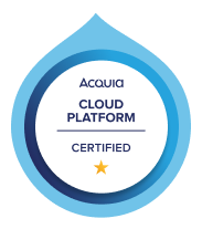 Acquia Cloud certification badge
