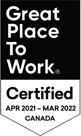 Great Place to Work Certified 2021