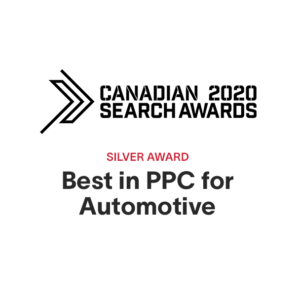 Canadian 2020 search awards best in ppc for automotive.