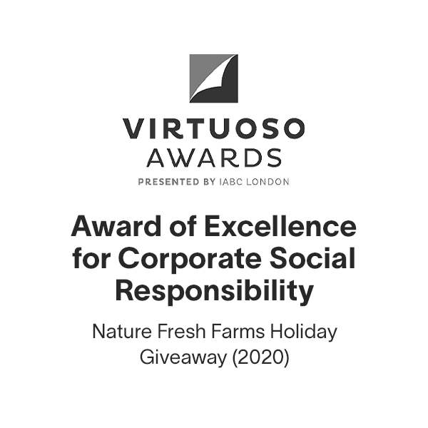 Award of excellence for corporate social responsibility. 
