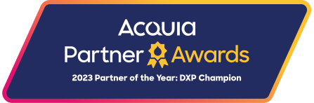 2023 Acquia Partner of the Year - DXP Champion