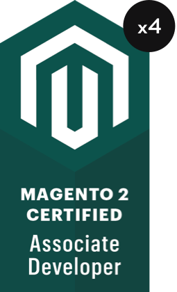 Magento 2 certified associate badge
