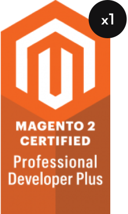 Magento 2 certified professional developer plus badge
