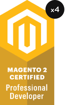 Magento 2 certified professional developer badge