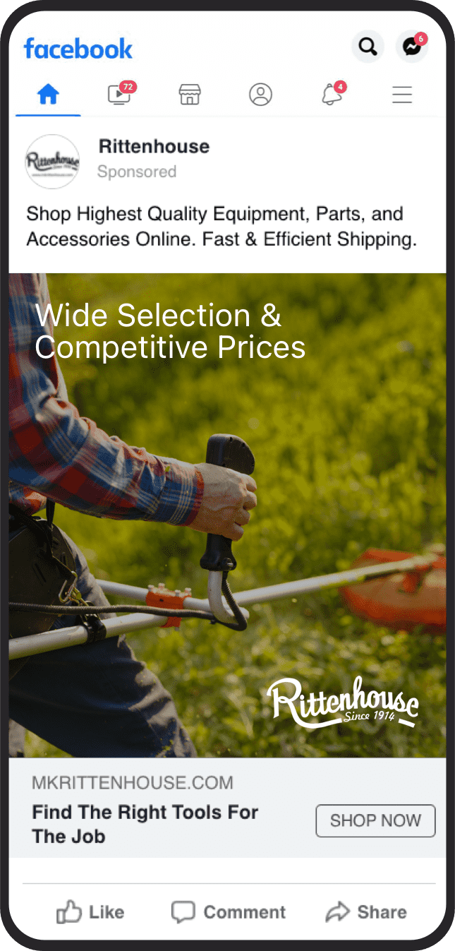 MK Rittenhouse Facebook advertisement