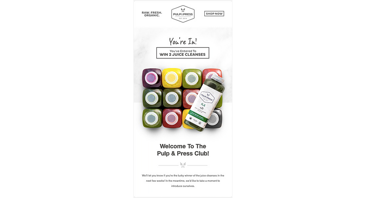 Pulp & Press email on mobile