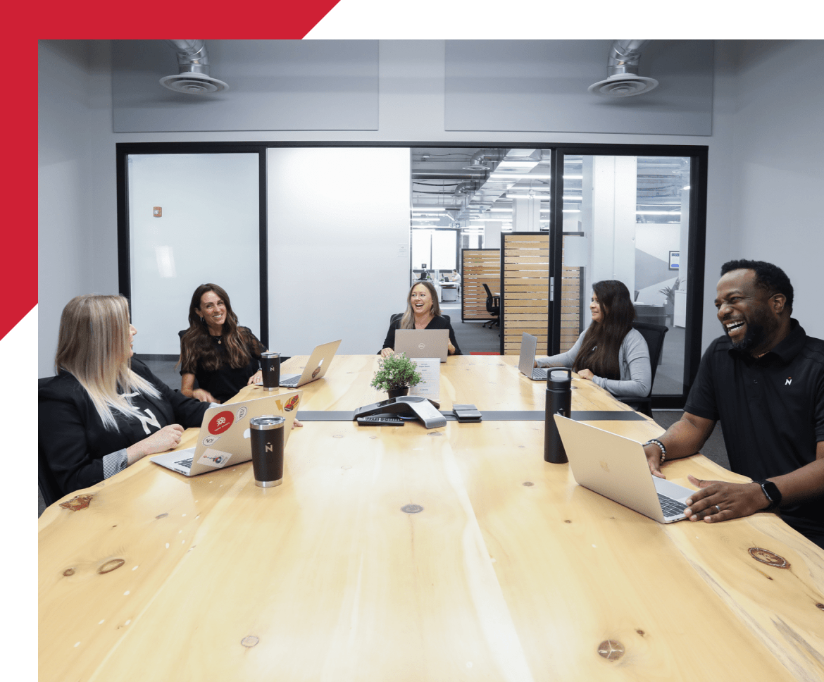 Northern employees in a boardroom