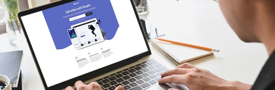 Man working on computer