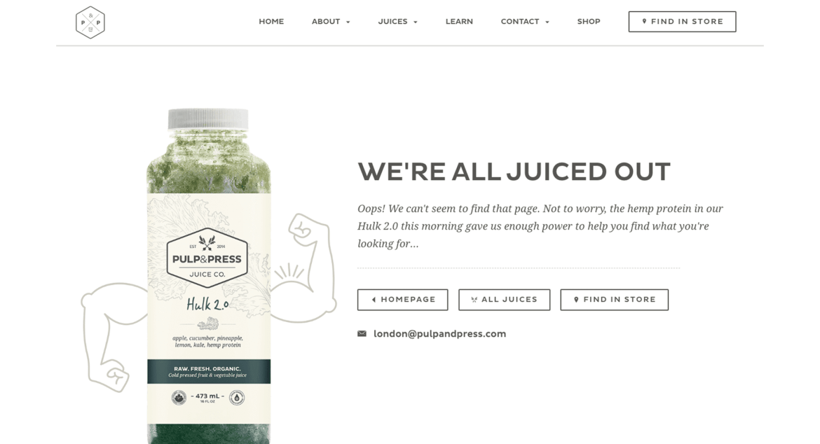 404 not found page