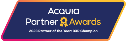2023 Acquia Partner of the Year - DXP Champion