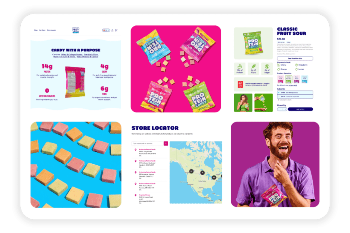 Protein Candy on Shopify