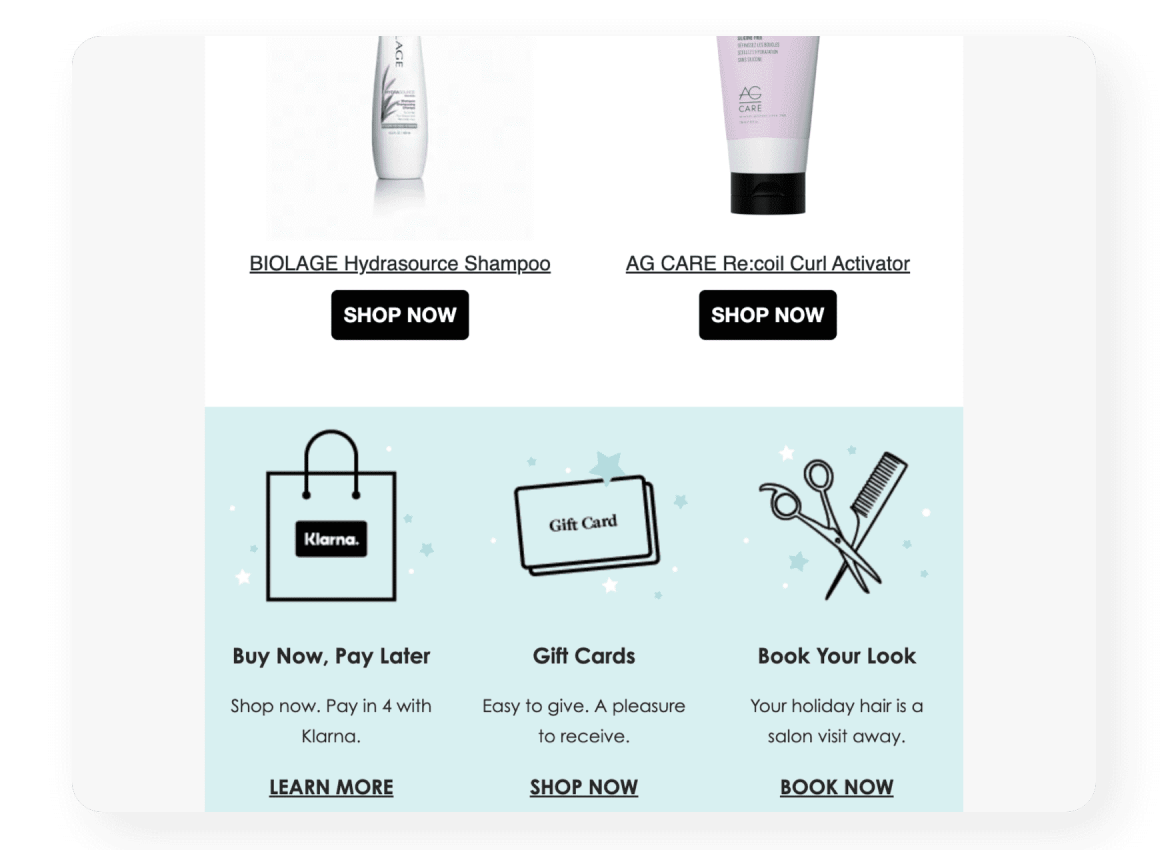 Chatters email rendering.