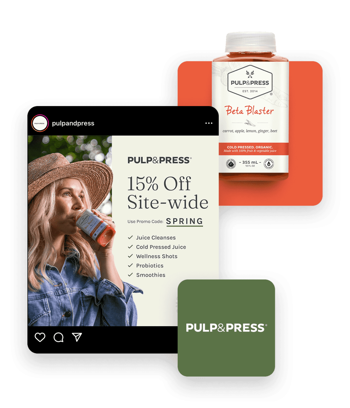 Pulp and Press Digital Ads