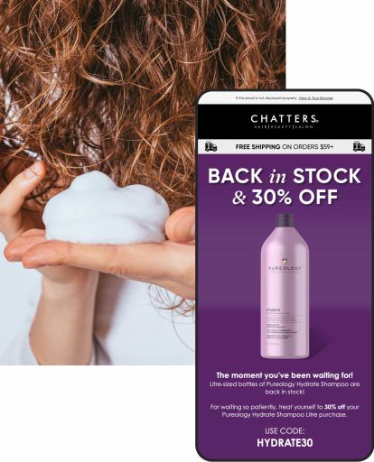 Chatters email rendering.