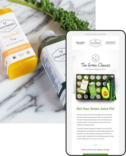 pulp&amp;press email view