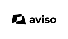Aviso logo in B&W