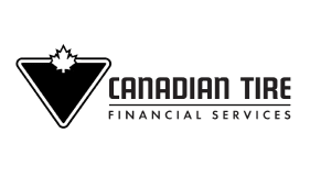 Canadian Tire Financial Services Logo in B&W