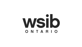 WSIB Ontario logo in black and white
