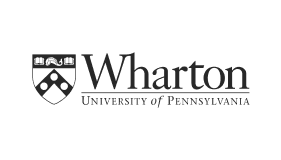 Wharton Logo Black and White
