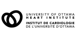 University of Ottawa Heart Institution Logo Black and White