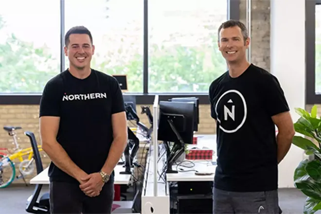 Michael Delorenzi and Andrew McClenaghan