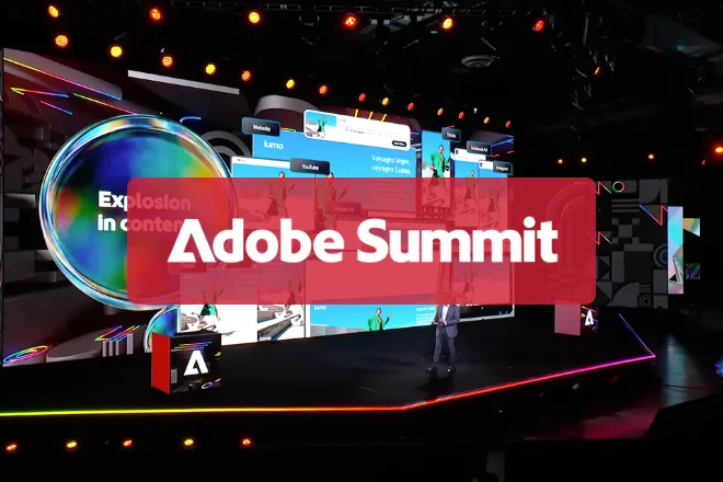 Adobe Summit 2026 stage.