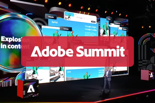 Adobe Summit 2026 stage.