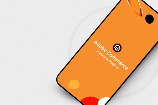 Phone with Adobe Commerce powered by Magento