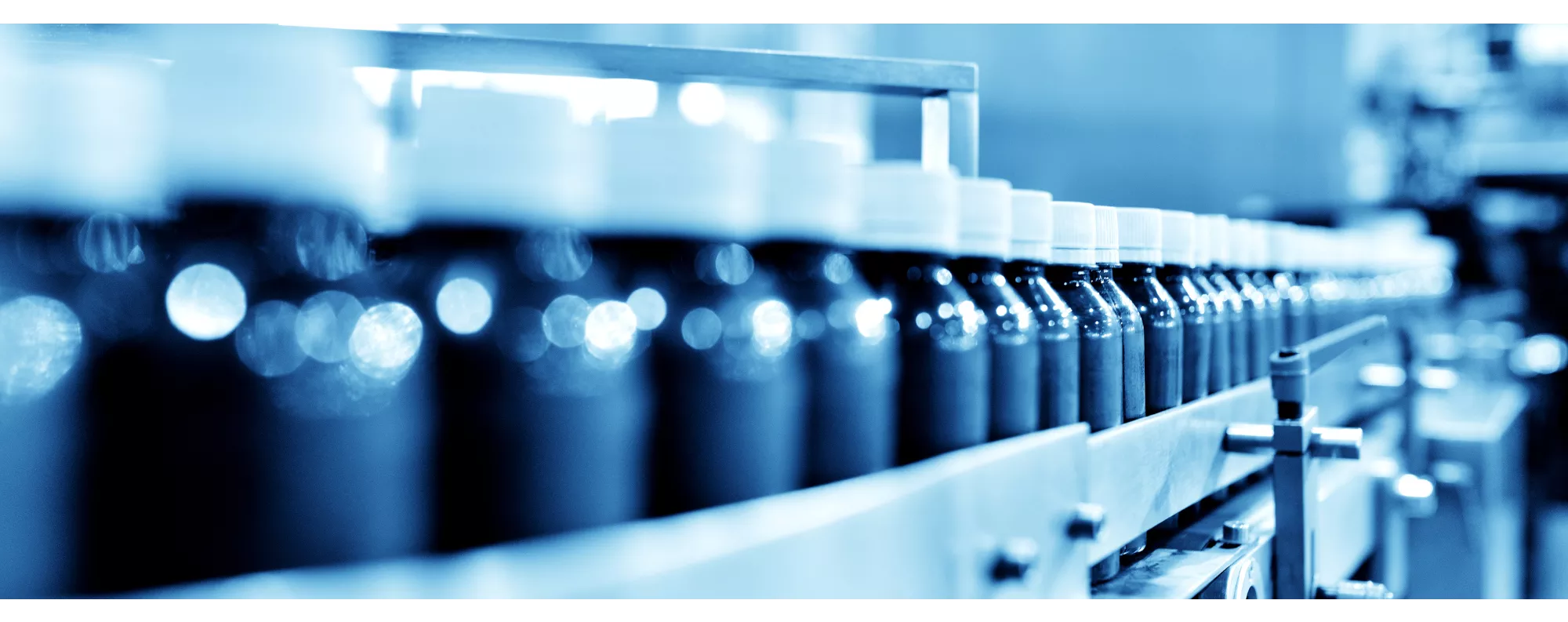Shelves of vials in a laboratory
