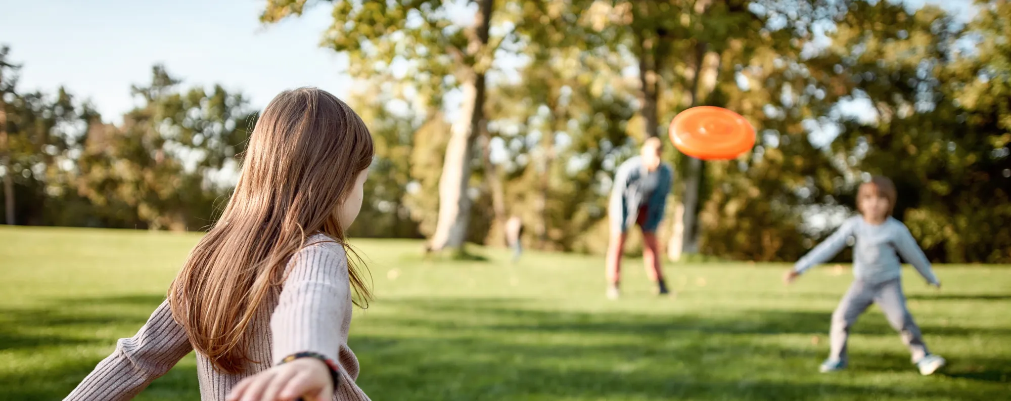 Kids playing outside