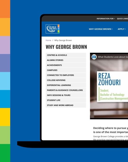 George Brown web page.